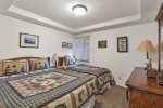 Main Level Bedroom with Queen & Twin Bed
